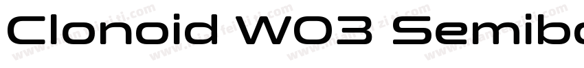 Clonoid W03 Semibold字体转换